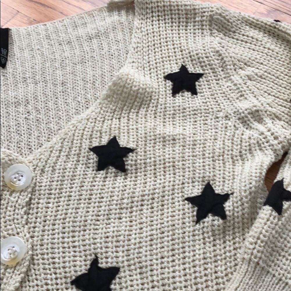 Star Button Down Sweater - image 2